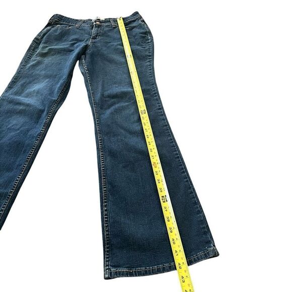 LEVI Blue At Waist Bootcut Jeans Size 12 Long - Picture 7 of 9